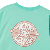 25SS ADLV サターンロゴ半袖Tシャツ エメラルド