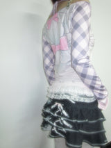 OurHappy original bow multi-layer skirt