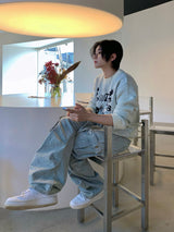4 Take light blue denim