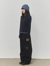STAR LAYERED LONG SLEEVE - NAVY