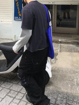 No.1495 レイヤースリーブクロップTシャツ (3color)