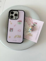 ラブキャットフォンケース (pink)