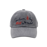 Sometimes Okay Ball Cap (Charcoal)