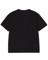 25FW シンプルボーダーライン半袖Tシャツ ブラック
