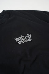 Hierarchy Studios - グラフィティーワイドロゴオーバーサイズTシャツ ブラック