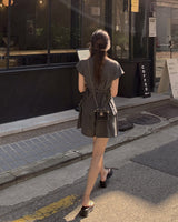 DEA Strap T-shirt & Pants Set