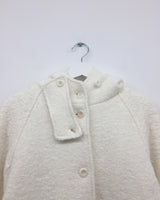 [MD Pick]ファインウールフーデッドハーフコート (2color)