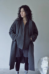 ピュアウール 90 ワイ ジップアップ ジャケット (Charcoal)