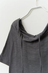 (W) バレン フーデッド トップ