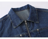 Porter Zip Denim Jacket /