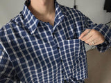 ASCLO College Linen Check Shirt (2color)