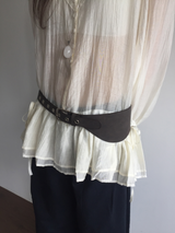 Eyelet swell belt (2color)
