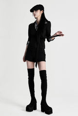 Bella check t-shirt