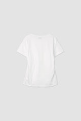 ピンチコットンTシャツ / アイボリー