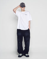 26SS コントラストステッチナイロンボールキャップ