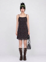 AETHER MOONFLOWER SLIP DRESS