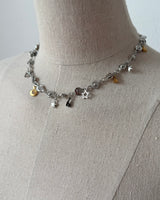 [MADE] open close charm necklace
