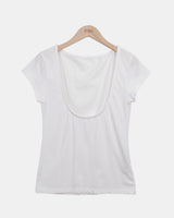 アクールUネック半袖Tシャツ