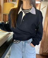 Picket collar sweatshirt - mtm