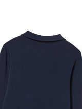 SLIM カラーL/S  (ネイビー)