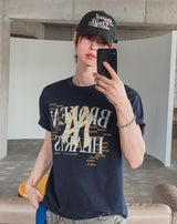 ディラン ヴィンテージ レタリング グラフィック Tシャツ