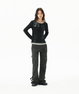 UTILITY CARGO FLARE PANT