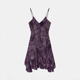 DUSTY BLOOM FLORAL MESH MINI DRESS