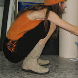Keen 0005-1. Rubber Sole Mid-Leg Boots - 3colors
