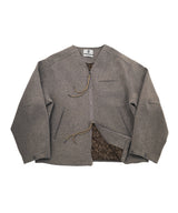 PURE-WOOL 90 Y ZIP-UP JACKET (Khaki Beige)