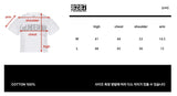 8287 リミテッドショートスリーブクロップTシャツ (ホワイト)