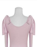 term ribbon off & shirring slim top