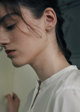 [925 silver] Deux.silver.122 / ラインピアス (シルバー)