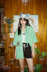 smile shorts black