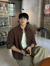 Mile cropped long-sleeve shirt