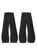 Distressed Blade Baggy Jeans