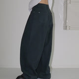 [MADE] Deeping two-pintuck maxi wide pants