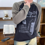 ラグランニットロングスリーブワッフルムードTシャツ