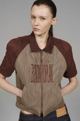 Padded Layered Short Sleeve Shirt