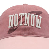 GC059 NOTNOW Color Block Washed Cotton Ball Cap (PINK)