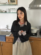 Drizzle midi skirt (2color)