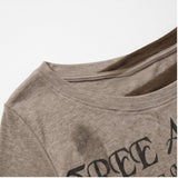 ノヴィ ウォッシュド グラフィック Tシャツ
