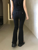 Lost Ball Stud Boat Neck Slit Half Tee
