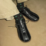 Fuzzy Men 0021. Stiched Lace-Up - 4colors