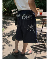 [Unisex] シックレタリングバミューダパンツ