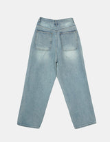 Milk Washing Wide Denim Pants