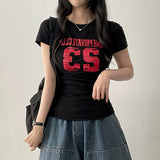 リカナンバー レタリング ショートスリーブ Tシャツ