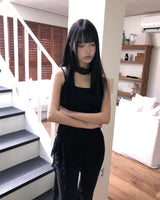 ノヴェラ レース フリル スリーブレストップ