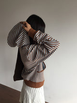 Melting Stripe Hooded Zip-Up (3color)