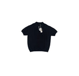 LMN フィッシャー 3 ボタンケーブル半袖ニット (6 colors)
