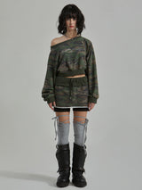 CAMO SKIRT-PANTS